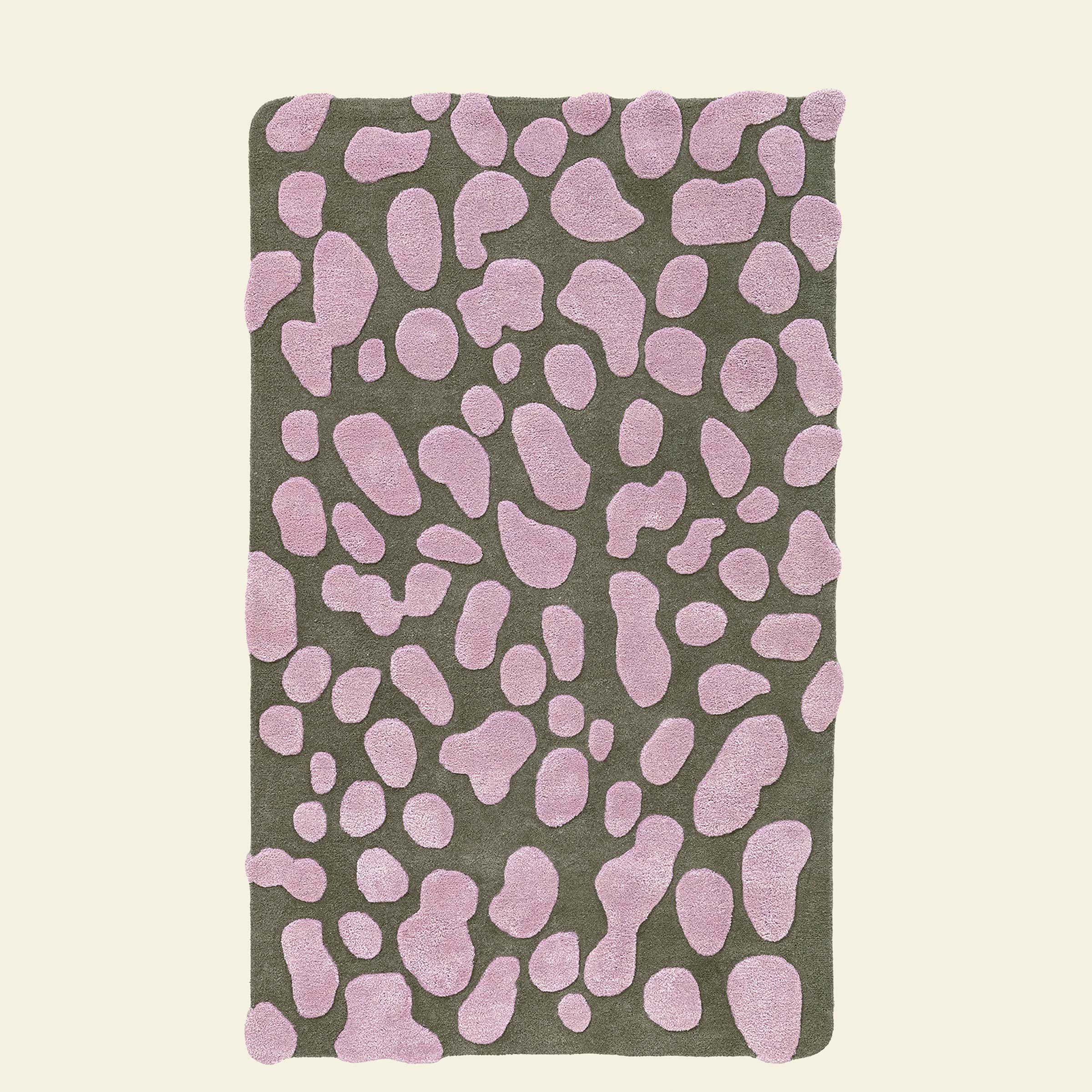 Gloopy Rug 5' x 8' | Modern Abstract Rug by Houseplant Charcoal