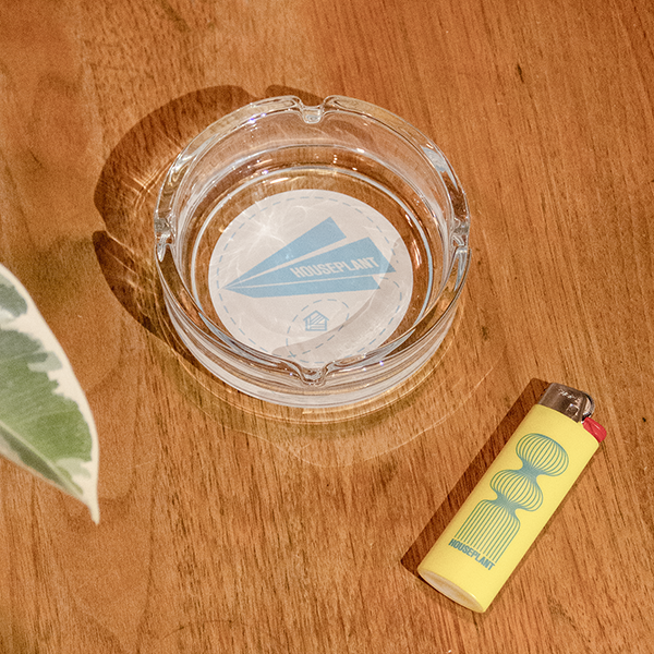 Glass Ashtray and Lighter Bundle - Paper Plane & Yellow – HOUSEPLANT