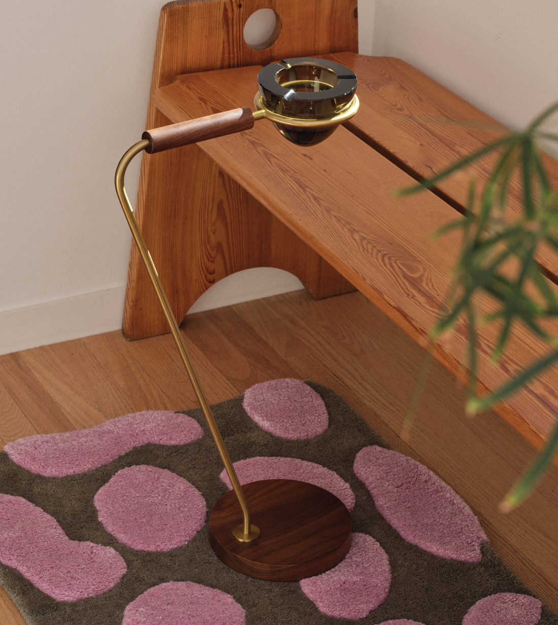 Wood Standing Ashtray Stand by Seth Rogen | Houseplant Wood Standing Ashtray Stand by Seth Rogen | Houseplant