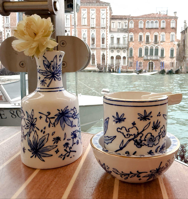 Ashtray Set by Seth - Floral